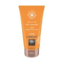 Съедобный лубрикант SHIATSU Love Манго и Зеленый Чай, 75 мл