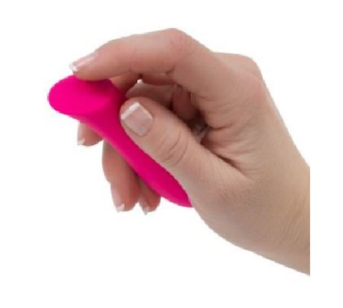 Мінівібратор The Mini Swan Rose з плавним збільшенням інтенсивності вібрації, силікон