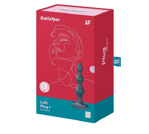 Анальна пробка з вібрацією Satisfyer Lolli-Plug 1 dark teal