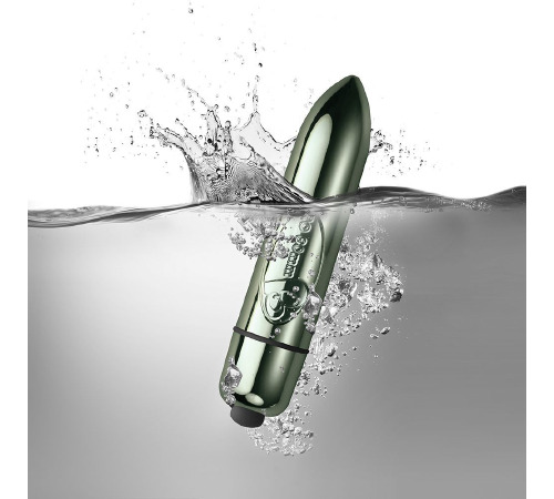 Недорога віброкуля Rocks Off 1-Speed Aqua Blue одношвидкісна, на батарейці, водонепроникна