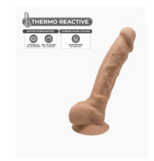 Фаллоимитатор SilexD Johnny Caramel (MODEL 1 size 7in), двухслойный, силикон+Silexpan, диаметр 3,8см