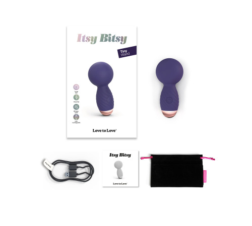 Мінівібромасажер Love To Love Itsy Bitsy – Midnight Indigo