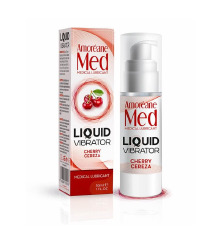Лубрикант з ефектом вібрації Amoreane Med Liquid Vibrator Cherry (30 мл)Лубрикант з ефектом вібрації Amoreane Med Liquid Vibrator Cherry (30 мл)