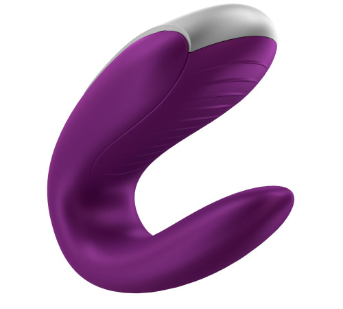 Смарт-вібратор для пар Satisfyer Double Fun (Violet) з пультом ДК
