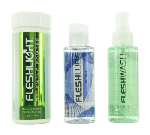 Мастурбатор Fleshlight Pink Lady Original Value Pack: присоска, смазка, чистящее и восстанавливающее