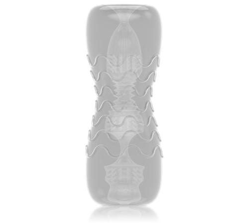 Мастурбатор Dorcel Double OO, двусторонний, два рельефа