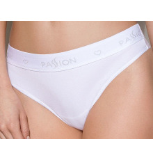 Трусики-бразилиана из хлопка Passion PS005 PANTIES white, size S