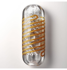 Мастурбатор Tenga Spinner 05 Beads з пружною стимулювальною спіраллю всередині