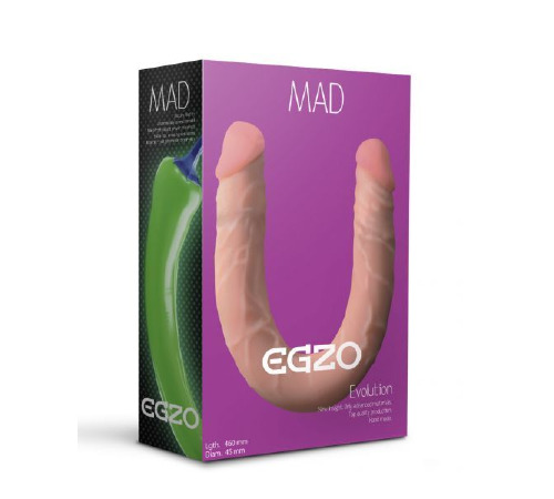 Двосторонній фалоімітатор EGZO Ciberskin