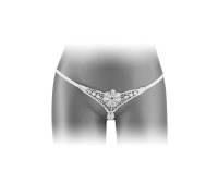 Трусики-стрінги з доступом Fashion Secret DANUTA White