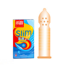 Презервативы ELASUN “Slim Fit Ice & Fire” с эффектом “холод и жара”, 49 мм (10 шт)