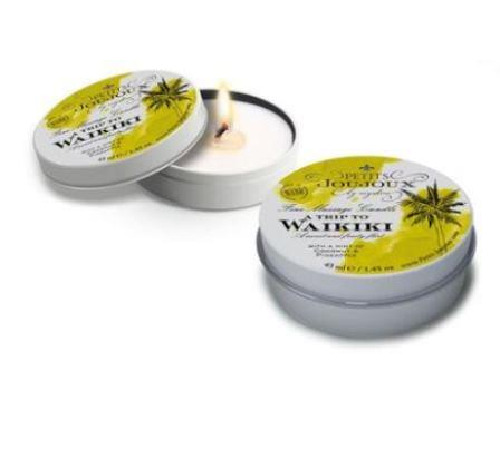 Массажная свечa Petits Joujoux - Waikiki Beach - Coconut and Pineapple (43 мл) с афродизиаками