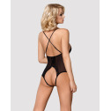 Сетчатое боди с открытыми ягодицами Obsessive 841-TED-1 teddy S/M, черный