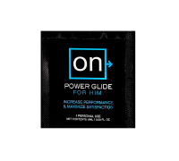 Пробник стимулюючого гелю Sensuva - ON Power Glide For Him (3 мл) для супер ерекції