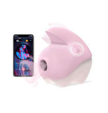 Вакуумный клиторальный смарт-стимулятор Magic Motion Unicorn Pink с вибрацией