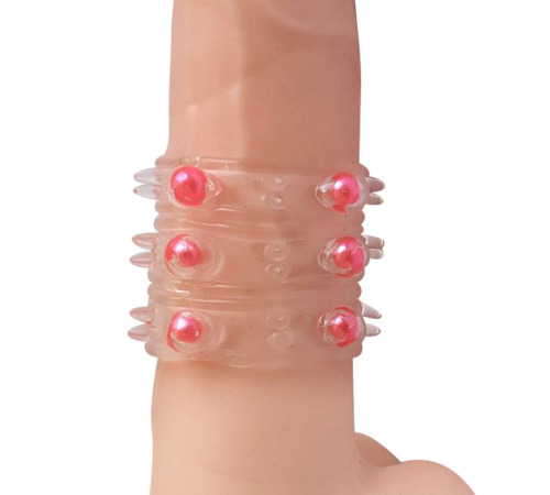 Гелевая насадка на член с шариками