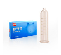 Ультратонкие латексные презервативы с пупырышками Elasun 001, 10шт/пач, с охлаждающим эффектом