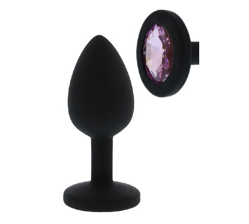 Анальна пробка ALL TIME FAVORITES SILICONE DIAMOND PLUG