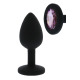 Анальна пробка ALL TIME FAVORITES SILICONE DIAMOND PLUG