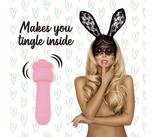 Мінівібратор FeelzToys Mister Bunny Pink з двома насадками