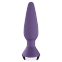 Анальна пробка з двома моторами та керуванням телефоном Satisfyer Plug-ilicious 1 Purple