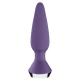 Анальна пробка з двома моторами та керуванням телефоном Satisfyer Plug-ilicious 1 Purple