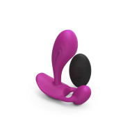 Вибратор Love To Love WITTY - SWEET ORCHID универсальный, точки G + P, пульт ДУ
