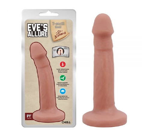 Фаллоимитатор с хребтом Eve's Allure Flesh