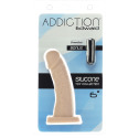 Изогнутый фаллоимитатор на присоске ADDICTION — Edward 6″ Curved Dong, вибропуля в подарок