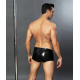Эротические мужские лаковые трусы со шнуровкой One Size Black