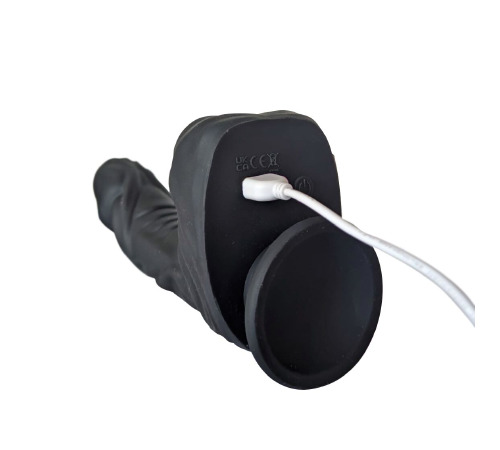 Вибро-фаллоимитатор с ротацией и пульсацией Naked Addiction 8.6″ Noir, с пультом ДУ