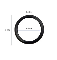 Силиконовое эрекционное кольцо L, размер 6см*4.8см*0,5см