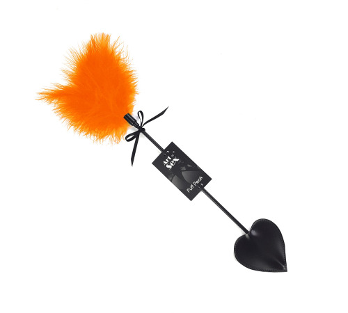 Лоскіт зі шльопалкою Піка Art of Sex - Puff Peak, колір Помаранчевий