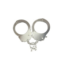 Наручники металлические Adrien Lastic Handcuffs Metallic (полицейские)