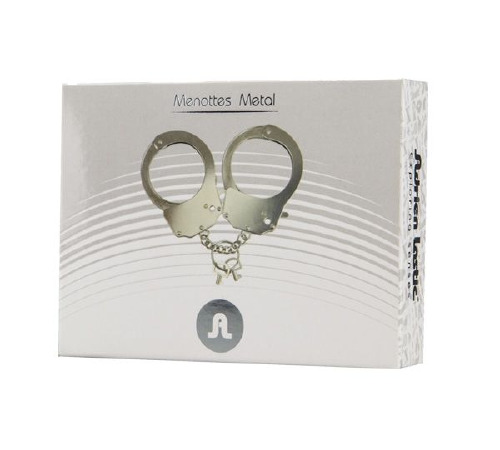 Наручники металлические Adrien Lastic Handcuffs Metallic (полицейские)