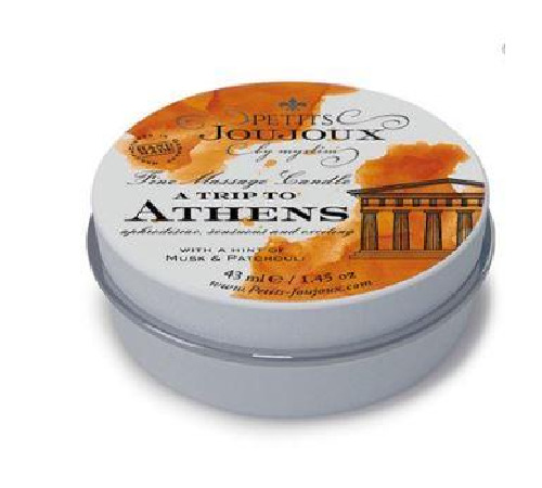 Массажная свечa Petits Joujoux - Athens - Musk and Patchouli (43 мл) с афродизиаками