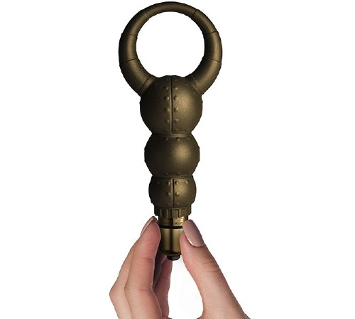 Эрекционное кольцо Rocks Off Dr Roccos Poseidon с вибрацией, со стимулятором клитора или яичек