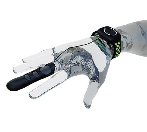 Вібратор на палець Adrien Lastic Touche (S) для глибокої стимуляції з пультом керування на руці