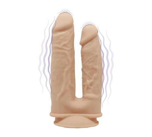 Фаллоимитатор двойной с вибрацией SilexD Double Gusto Flesh Motor (Model 1 size 8