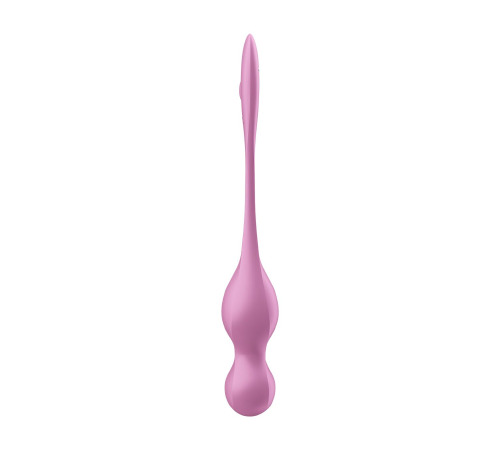 Вагинальные смарт-шарики с вибрацией Satisfyer Love Birds 1 Connect App Pink, 78 г