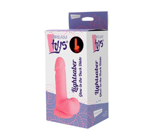 Фаллоимитатор светящийся в темноте LIGHTSABER