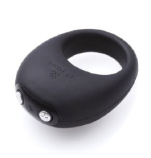 Премиум эрекционное кольцо Je Joue - Mio Black с глубокой вибрацией, эластичное, магнитная зарядка