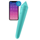 Мощная вибропуля с функцией управления смартфоном Satisfyer Ultra Power Bullet 8 TURQUOISE
