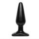 Анальна пробка Doc Johnson Smooth Classic Medium - Black, макс. діаметр 3,8 см