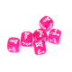 Кубик с позами, цвет малиновый, 17 мм (2шт)