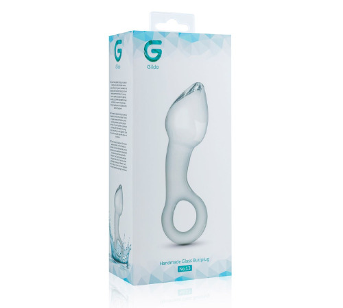 Стеклянный стимулятор простаты Gildo Glass Prostate Plug No. 13