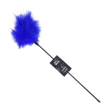 Щекоталка синяя Art of Sex - Feather Tickler, перо молодого индюка