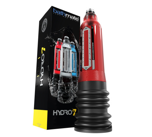 Гидропомпа Bathmate Hydro 7 Red, для члена длиной от 12,5 до 18см, диаметр до 5см