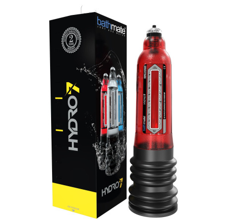 Гидропомпа Bathmate Hydro 7 Red, для члена длиной от 12,5 до 18см, диаметр до 5см