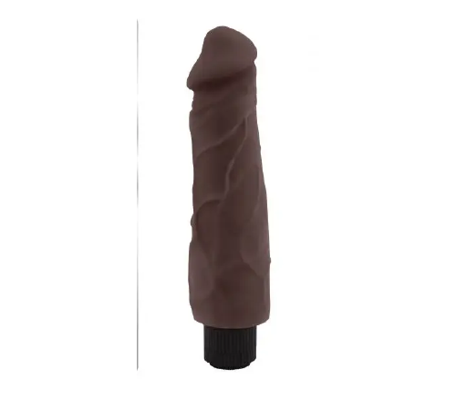 Вібромасажер з кібершкіри Greedy Guy Brown